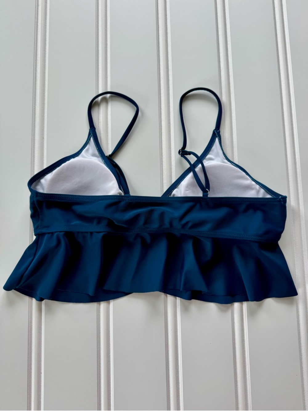 Tropical Floral High-Waisted Bikini Swimsuit Set with Ruffle Padded Top - Picture 3 of 8